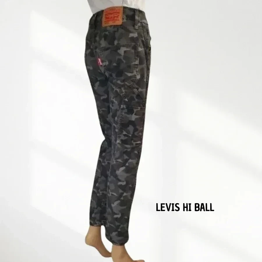 Jean Levi's hi-ball coupe fuselée multipoches cargo - taille mi-haute - extensible - neuf
